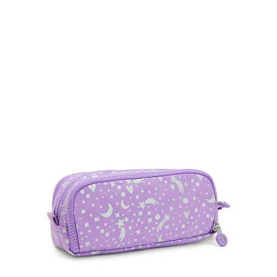 Kipling Gitroy Printed Pencil Case Táska Lila | HU 1910SG